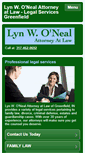 Mobile Screenshot of lynoneallaw.com